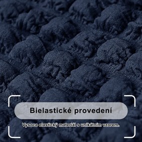 Bielastický poťah na kreslo BestBerg / námornícka