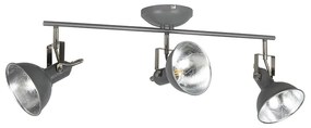 Priemyselné bodové svetlo antracit otočné a sklápateľné 3-svetlo - Tommy