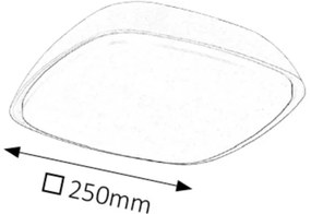 Rabalux 8797 - LED Vonkajšie stropné svietidlo AUSTIN LED/20W/230V IP65