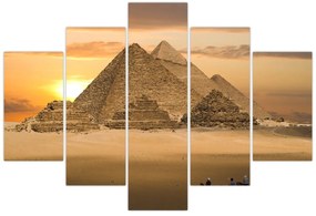 Obraz - Pyramídy (150x105 cm)