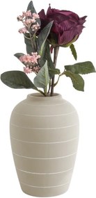 Krémovobiela keramická váza PT LIVING Terra, ⌀ 13 cm