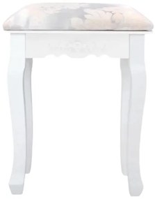 Bestent Taburetka WHITE BARROCO
