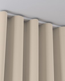 Zaves s riasením WAVE farba produktu béžová látka zatemňovacia
