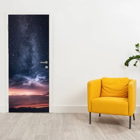 Fototapeta na dvere - Hviezdna obloha (95x205cm)