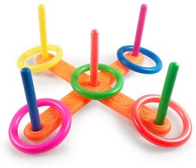 LEAN TOYS Hra na zručnosti Hádzanie na cieľ - farebná