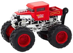 LEAN TOYS Auto Off-road s trecím pohonom – červená