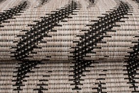 Behúň Floorlux 20586 strieborný / čierny