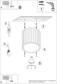 BRILAGI - LED bodové svietidlo SFERA 1xGU10/10W/230V, priemer 10 cm, hnedé