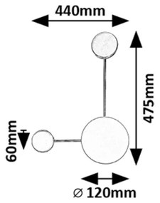 Rabalux 71274 - LED Nástenné svietidlo AMADEO LED/7W/230V 3000K