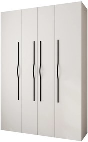 Šatníková skriňa 170 cm Carmela 40-2 (biela + čierna). Akcia -20%. Vlastná spoľahlivá doprava až k Vám domov. 1126573