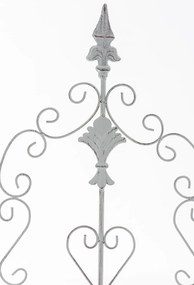 Mriežka na ruže Burg - 122 x 35 cm - Biela antik