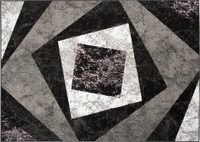 TA Koberec K855F ČIERNA LACNÁ PP EWL Rozmer: 80x150 cm