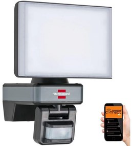 Brennenstuhl Brennenstuhl - LED Stmievateľný reflektor so senzorom LED/19,5W/230V IP54 Wi-Fi NE0618