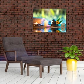 Sklenený obraz - Relaxácia (70x50 cm)