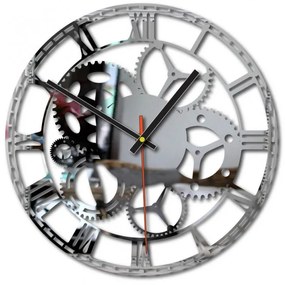Nástenné hodiny Quartz, nalepovacie dekorácie, 3D zrkadlové nálepky Xmomo X0071-Trendy wall clock