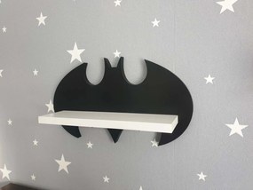Polička batman - čierna