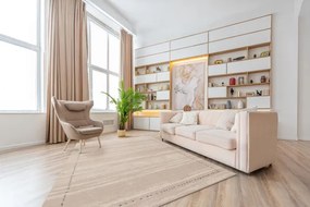 Koberec Agnella Isfahan Sabio béžový