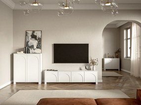 Nočný stolík Arco 50 cm biela