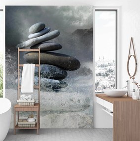 Gario Fototapeta Zvislé kamene, zen Materiál: Vliesová, Rozmery: 200 x 280 cm
