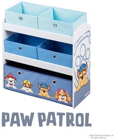 Detský organizér na hračky 63.5x29.5x67 cm Paw Patrol – Roba