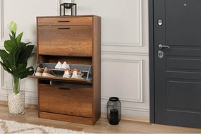 Skriňa na topánky Oslo Walnut II
