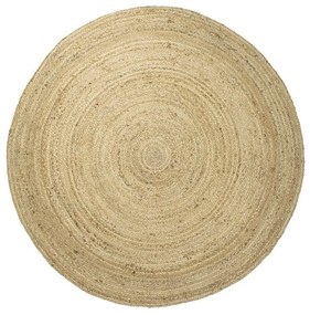 Příroní guľatý koberec z juty Bernard - Ø120 * 1cm
