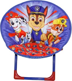 Detské skladacie kreslo PAW PATROL, modré