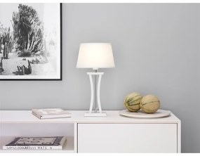 Cottex B2418V - Stolová lampa NEW CHELSEA 1xE14/40W/230V biela