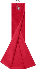 Daiber Golfový uterák MB432 - Červená | 30 x 50 cm