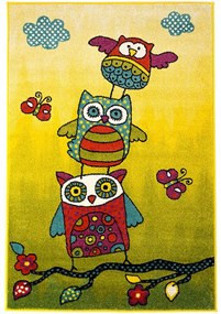 Koberce Breno Kusový koberec PLAY 16/YMY, žltá, viacfarebná,120 x 170 cm