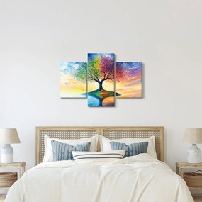 Obraz – Maľovaný strom ročných období (90x60 cm)