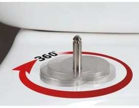 Sapho - Záchodová doska SoftClose EDITA biela