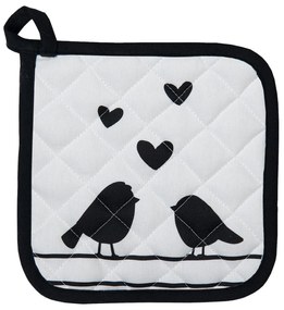 Chňapka - podložka s vtáčikmi Love Birds - 20 * 20 cm