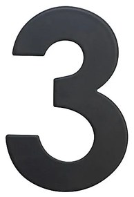 Nerezové číslo v plochom „2D“ prevedení RICHTER RN.75L (čierne), RICHTER Čierna matná