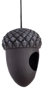 Vtačia búdka pre vtáky Acorn 1, 15,5x10,5 cm, plast, hnedá