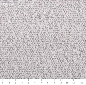 Svetlosivé kreslo z textílie bouclé Molino – Micadoni Home