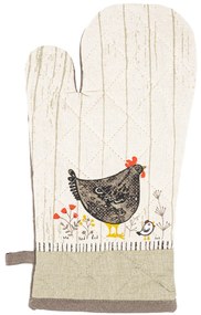 HOME ELEMENTS Kuchynská chňapka s magnetom Sliepočky, 18 x 28 cm