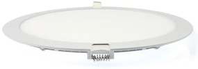 BERGE LED panel kruhový - 300x300x17mm vstavaný - 24W - 230V - 1900Lm - neutrálny