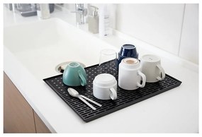 Čierny odkvapávač na riad YAMAZAKI Tower