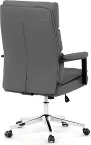 Kancelárska stolička sivá KA-D8104 GREY