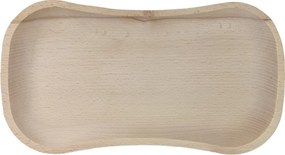 AMADEA Drevený servírovací podnos, masívne drevo, 30 cm