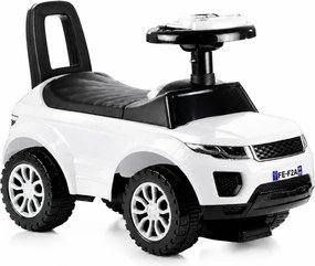 LEAN CARS Jazdítko pre batoľa 613W – zvuky + svetlá, biele
