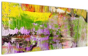 Obraz abstrakcie - maľba (120x50 cm)