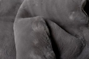 Koberček RABBIT FUR CLASSIC tmavosivý