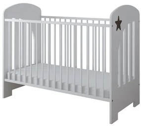 Raj posteli Detská postieľka STAR 2 v 1 PW 120x60 cm