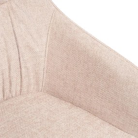 Set - 2 ks Jedálenská stolička AVENBERG LARO – otočná, béžovo-hnedá