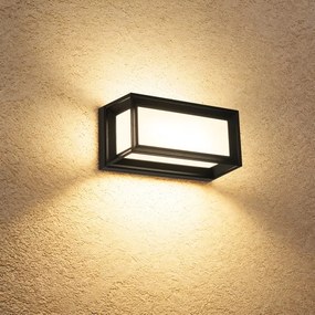 Brilagi - LED Vonkajšie nástenné svietidlo s pohybovým senzorom PARKER LED/12W/230V čierne IP44