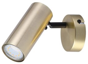 Kovové nástenné svietidlo v zlatej farbe Colly - Candellux Lighting