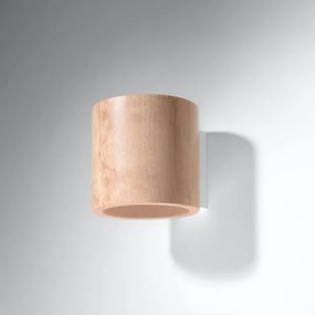 Sollux SL.0490 - Nástenné svietidlo ORBIS 1xG9/40W/230V drevo