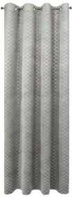 ZATEMŇOVACÍ ZÁVES NA KRÚŽKOCH KARINA 1 140X250 CM SIVÁ